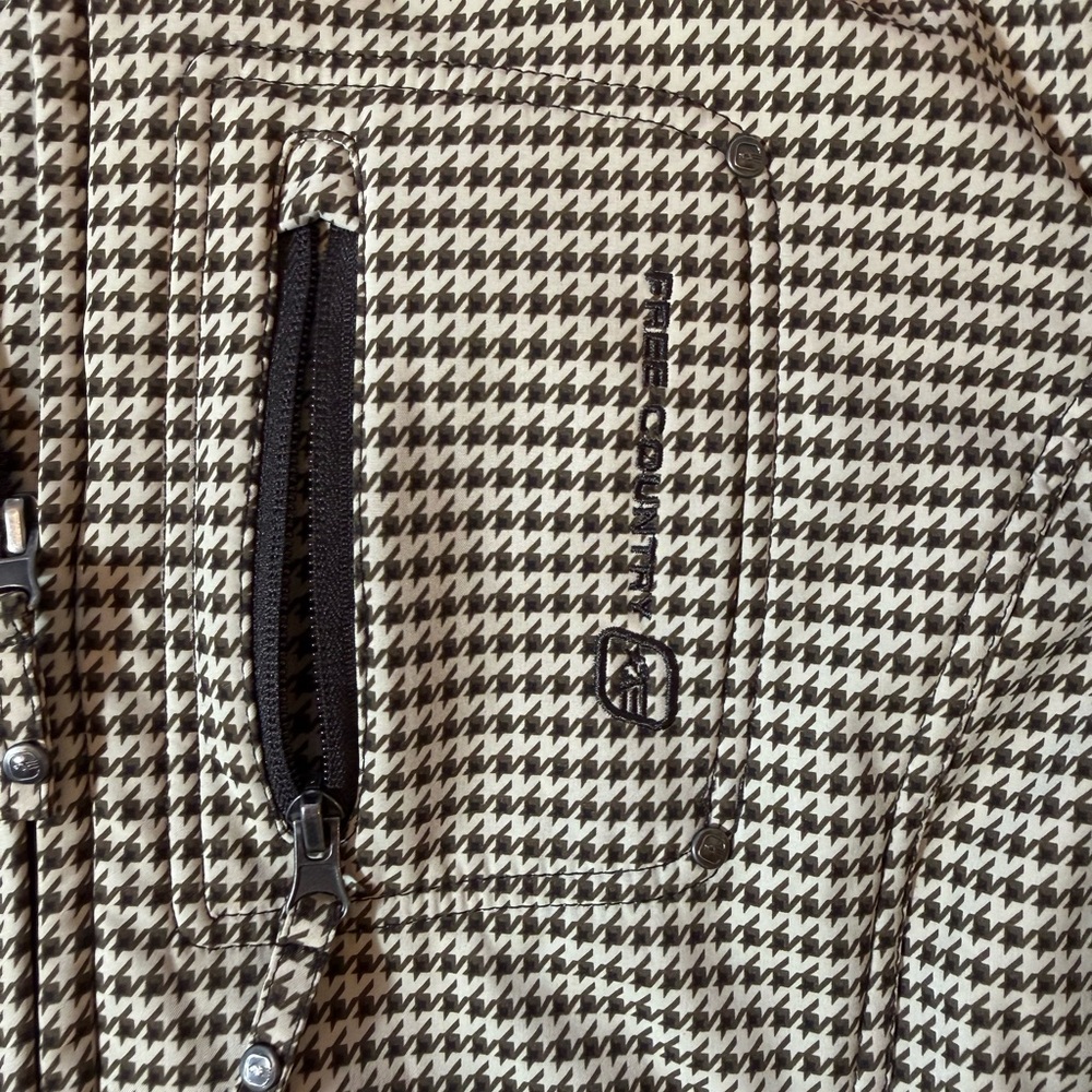 Structured Houndstooth Street Coat - image 2